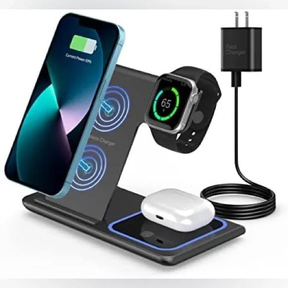 3 in 1 Wireless Charging Compatible with iPhone